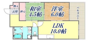 セレニティ武庫之荘の物件間取画像